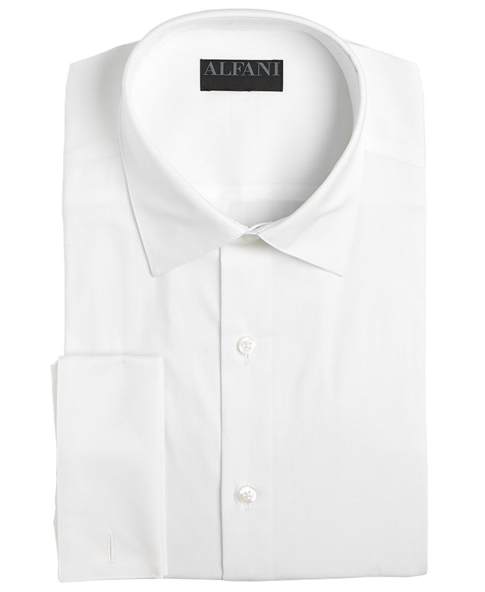 Men's Slim Fit 2-Way Stretch Performance French Cuff Dress Shirt, Created For Macy's Alfani Men's Slim Fit 2-Way Stretch Performance French Cuff Dress Shirt, Created For Macy's -macys shop