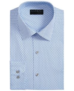 Alfani Men's Regular Fit 2-Way Stretch Performance Shirt, Created For Macy's