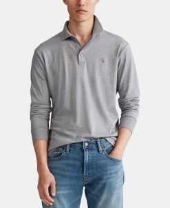 Polo Ralph Lauren Men's Classic-Fit Long Sleeve Soft Cotton Polo