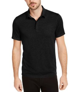 Alfani Men's AlfaTech Stretch Solid Polo Shirt, Created For Macy's