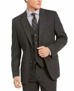Alfani Men's Classic-Fit Stretch Solid Suit Jacket, Created For Macy's