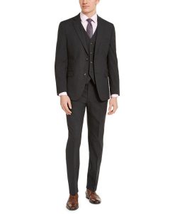 Alfani Men's Slim-Fit Stretch Solid Suit Separates, Created For Macy's