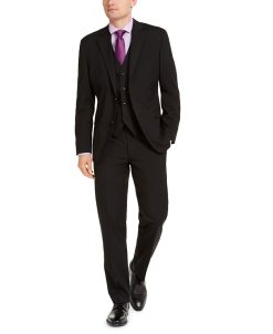 Alfani Men's Classic-Fit Stretch Solid Suit Separates, Created For Macy's