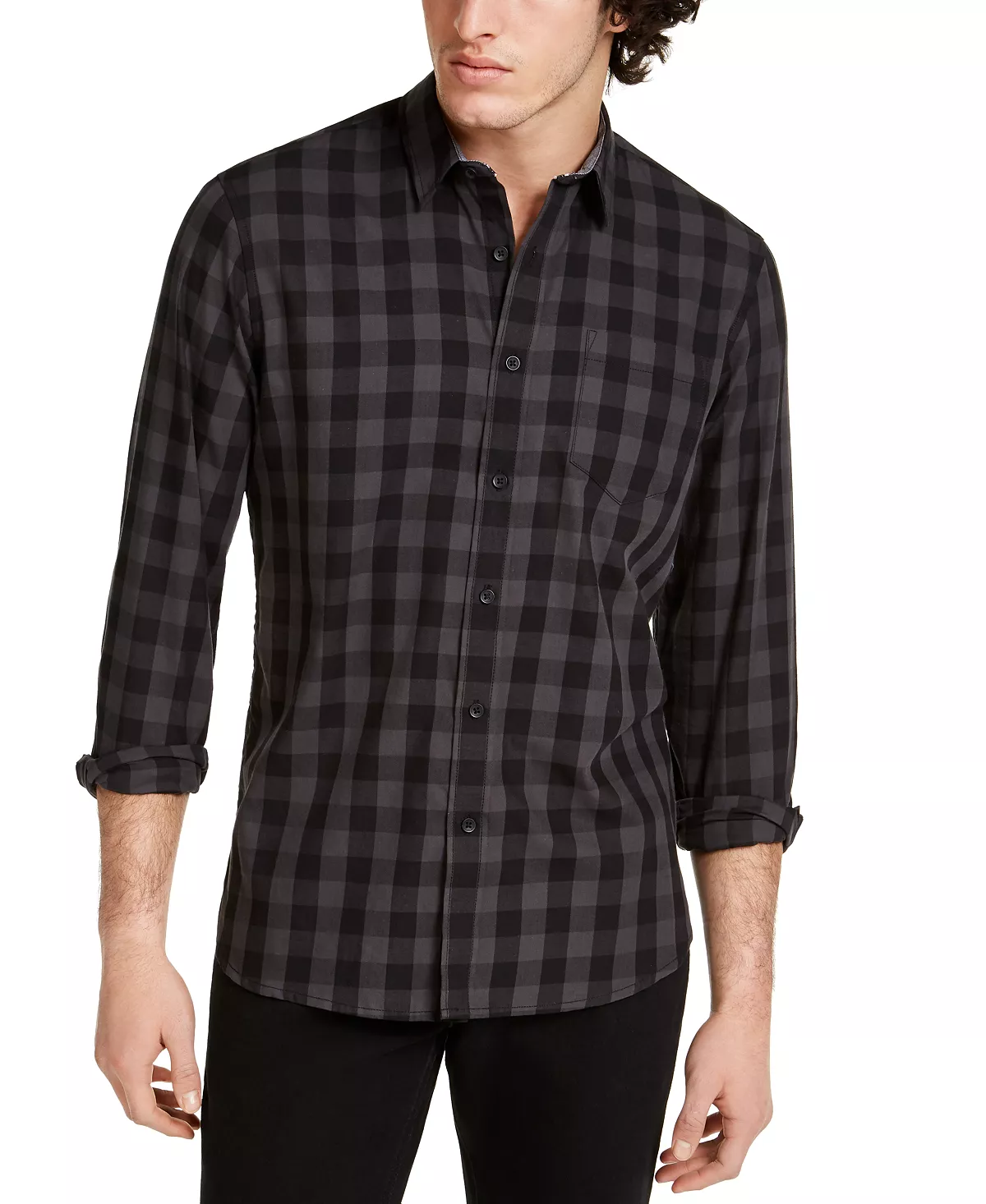 Men's Rama Check Shirt, Created For Macy's Sun + Stone Men's Rama Check Shirt, Created For Macy's -macys shop