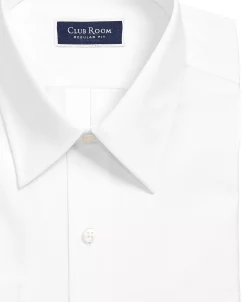 Club Room Men's Regular Fit Solid Dress Shirt, Created For Macy's -macys shop 17899128 fpx