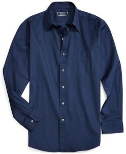 Club Room Men's Regular Fit Cotton Pinpoint Dress Shirt, Created For Macy's -macys shop 18621538 fpx