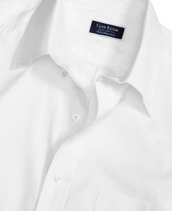 Club Room Men's Regular Fit Cotton Pinpoint Dress Shirt, Created For Macy's -macys shop 18621572 fpx