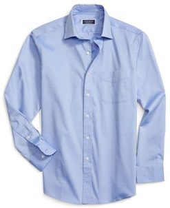 Club Room Men's Regular Fit Cotton Spread Collar Pinpoint Dress Shirt, Created For Macy's -macys shop 18621648 fpx