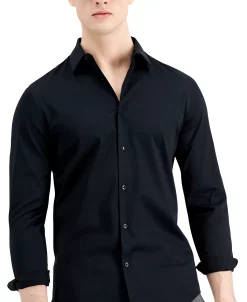 INC International Concepts Men's Slim Fit Dress Shirt, Created For Macy's -macys shop 18690731 fpx