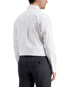 Club Room Men's Regular Fit Cotton Pinpoint Dress Shirt, Created For Macy's -macys shop 18735789 fpx