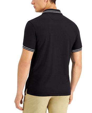 Men's Performance Stripe Polo, Created For Macy's Club Room Men's Performance Stripe Polo, Created For Macy's -macys shop