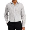Club Room Men's Regular Fit Check Dress Shirt, Created For Macy's