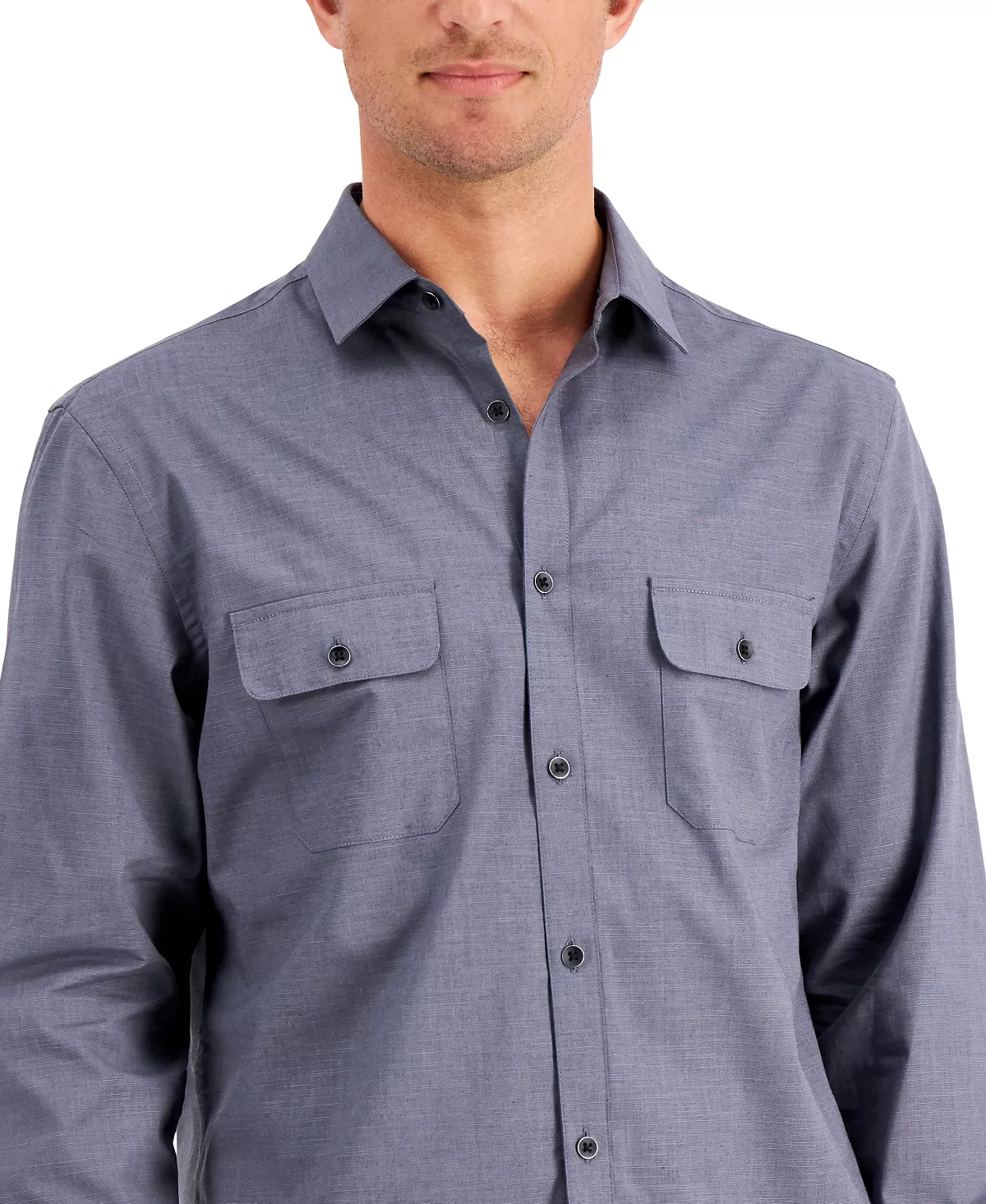 Men's Regular-Fit Solid Shirt, Created For Macy's Alfani Men's Regular-Fit Solid Shirt, Created For Macy's -macys shop