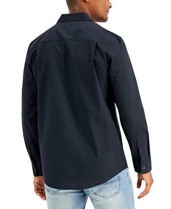 Men's Regular-Fit Solid Shirt, Created For Macy's Alfani Men's Regular-Fit Solid Shirt, Created For Macy's -macys shop