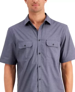 Alfani Men's Warren Shirt, Created For Macy's -macys shop 19336195 fpx