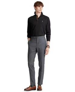 Polo Ralph Lauren Men's Classic-Fit Long Sleeve Soft Cotton Polo Shirt 6 Polo Ralph Lauren Men's Classic-Fit Long Sleeve Soft Cotton Polo Shirt -macys shop 19379439 fpx