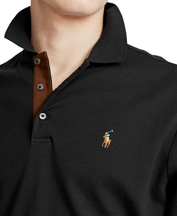 Men's Classic-Fit Long Sleeve Soft Cotton Polo Shirt Polo Ralph Lauren Men's Classic-Fit Long Sleeve Soft Cotton Polo Shirt -macys shop