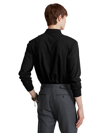 Men's Classic-Fit Long Sleeve Soft Cotton Polo Shirt Polo Ralph Lauren Men's Classic-Fit Long Sleeve Soft Cotton Polo Shirt -macys shop