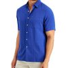 Club Room Men's Textured Shirt, Created For Macy's -macys shop 19383105 fpx