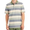 Alfani Men's Regular-Fit Striped Supima Blend Polo Shirt, Created For Macy's -macys shop 19411213 fpx