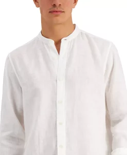 Club Room Men's Linen Shirt, Created For Macy's 5 Club Room Men's Linen Shirt, Created For Macy's -macys shop 19416966 fpx