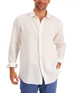Club Room Men's Linen Shirt, Created For Macy's 5 Club Room Men's Linen Shirt, Created For Macy's -macys shop 19416969 fpx