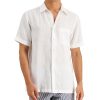 Club Room Men's Linen Shirt, Created For Macy's -macys shop 19416974 fpx