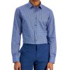 Alfani Men's Slim Fit Houndstooth Dress Shirt, Created For Macy's -macys shop 19659288 fpx
