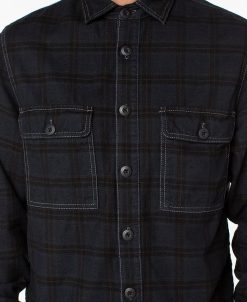 Sanctuary Men's Lightweight Cotton Flannel Shirt -macys shop 19831661 fpx
