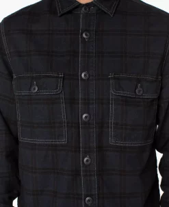 Sanctuary Men's Lightweight Cotton Flannel Shirt -macys shop 19831661 fpx