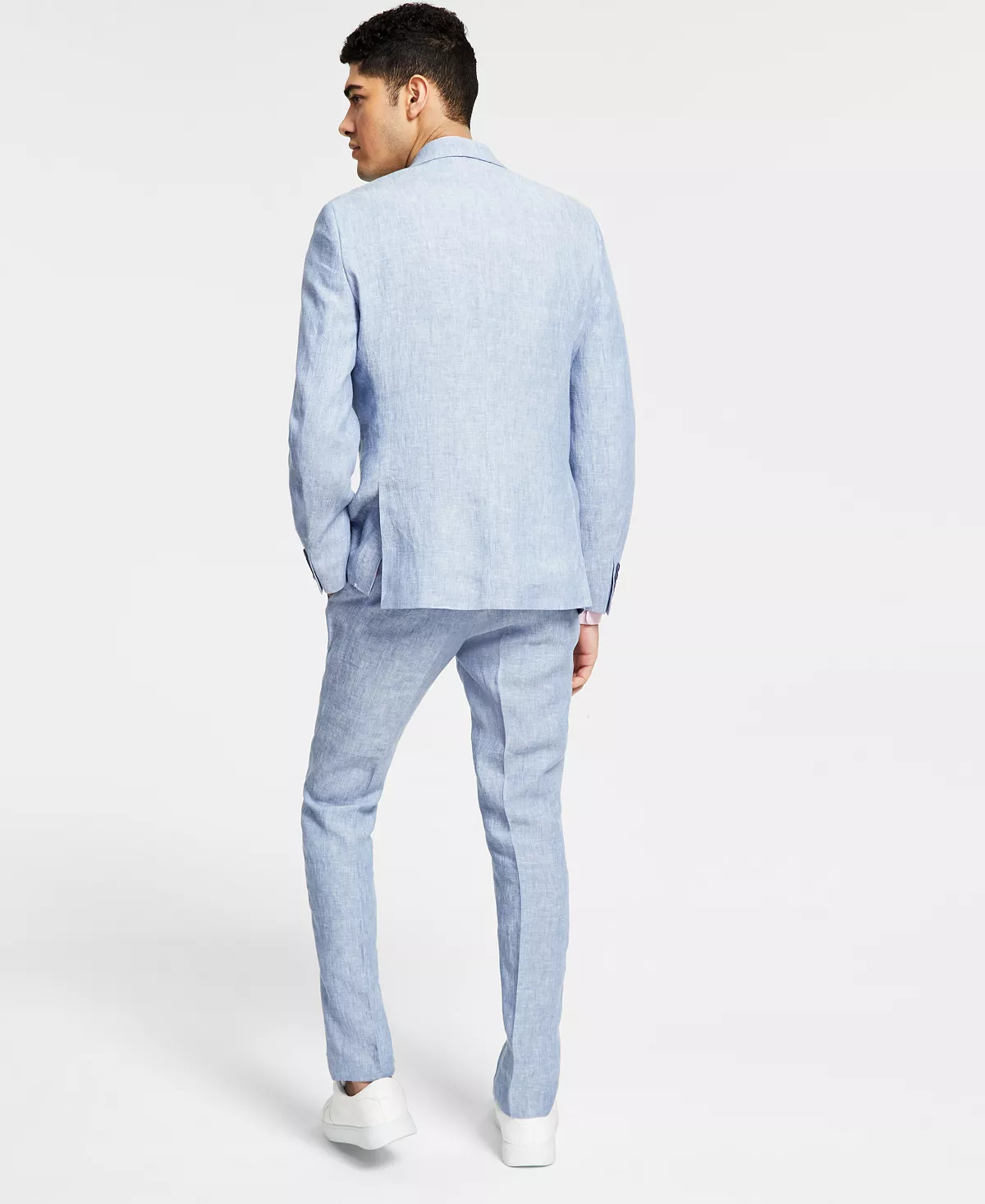 Men's Slim-Fit Textured Linen Suit Separate Jacket, Created For Macy's Bar III Men's Slim-Fit Textured Linen Suit Separate Jacket, Created For Macy's -macys shop