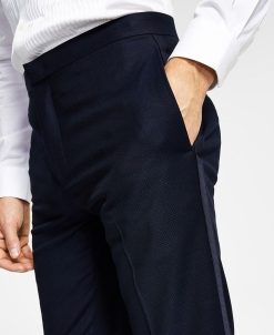 Alfani Men's Slim-Fit Navy Tuxedo Pants, Created For Macy's 5 Alfani Men's Slim-Fit Navy Tuxedo Pants, Created For Macy's -macys shop 20654473 fpx