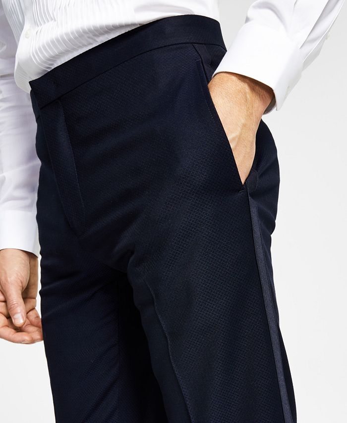 Men's Slim-Fit Navy Tuxedo Pants, Created For Macy's Alfani Men's Slim-Fit Navy Tuxedo Pants, Created For Macy's -macys shop