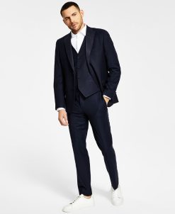 Alfani Men's Slim-Fit Navy Tuxedo Separates, Created For Macy's