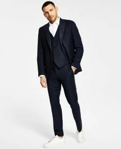 Alfani Men's Slim-Fit Navy Tuxedo Separates, Created For Macy's