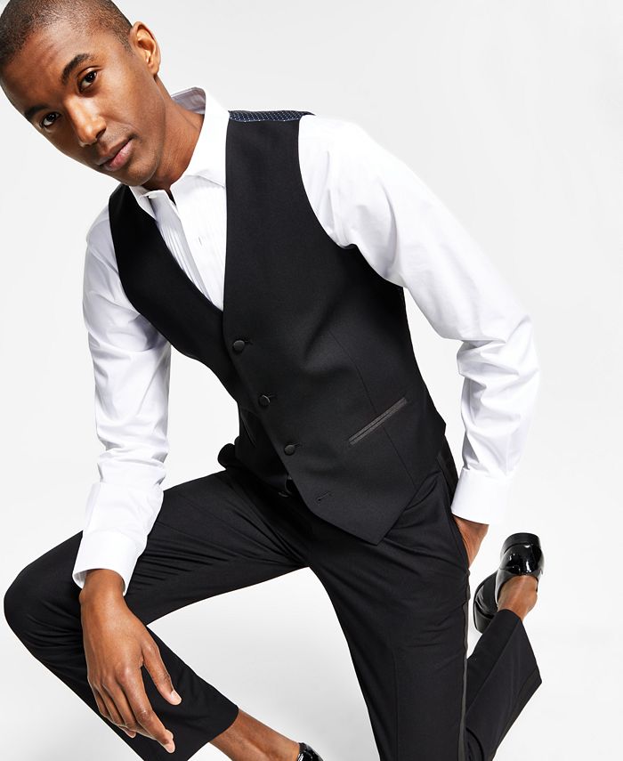 Men's Slim-Fit Stretch Tuxedo Vest, Created For Macy's Alfani Men's Slim-Fit Stretch Tuxedo Vest, Created For Macy's -macys shop