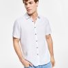 INC International Concepts Men's Regular-Fit Linen Shirt, Created For Macy's