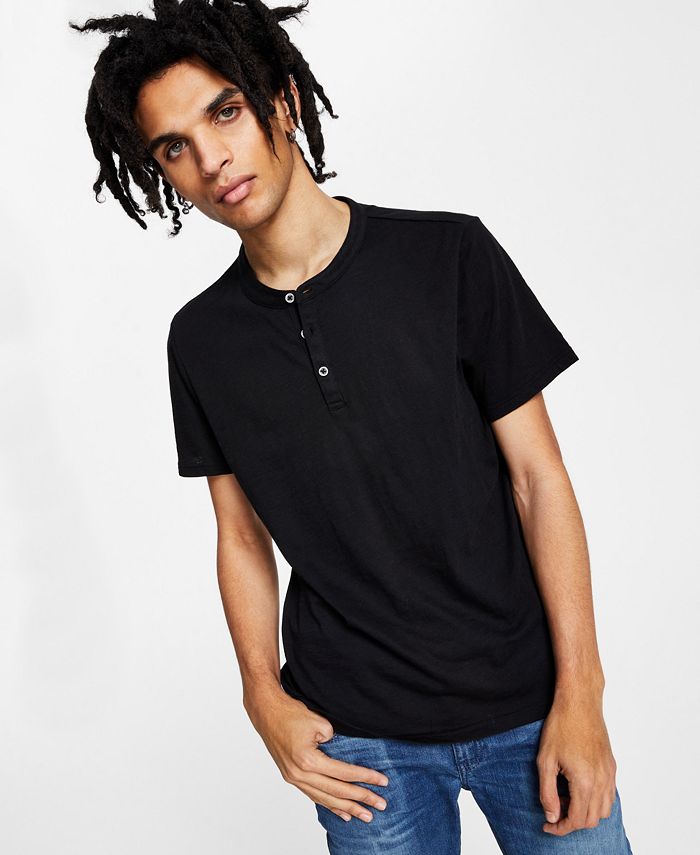 Men's Henley Shirt, Created For Macy's INC International Concepts Men's Henley Shirt, Created For Macy's -macys shop