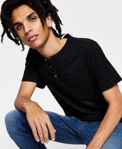 INC International Concepts Men's Henley Shirt, Created For Macy's 4 INC International Concepts Men's Henley Shirt, Created For Macy's -macys shop 20667856 fpx