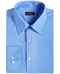Club Room Men's Regular Fit Solid Dress Shirt, Created For Macy's -macys shop 20727524 fpx