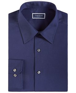 Club Room Men's Slim Fit Solid Dress Shirt, Created For Macy's -macys shop 20727618 fpx