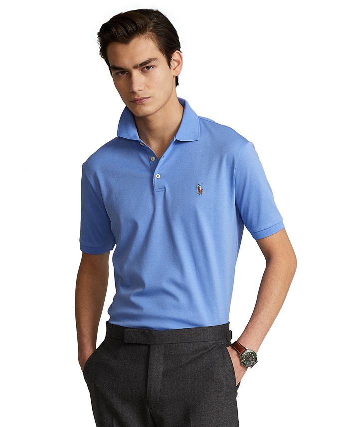 Men's Classic-Fit Soft Cotton Polo Shirt Polo Ralph Lauren Men's Classic-Fit Soft Cotton Polo Shirt -macys shop