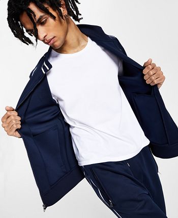 Men's Neoprene Track Jogger Jacket, Created For Macy's INC International Concepts Men's Neoprene Track Jogger Jacket, Created For Macy's -macys shop