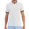 Alfani Men's Regular-Fit Tipped Polo Shirt, Created For Macy's