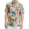 Club Room Men's Tropical-Print Shirt, Created For Macy's -macys shop 21056194 fpx