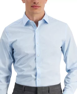 Bar III Men's Slim Fit Vintage Coral Dress Shirt, Created For Macy's -macys shop 21064063 fpx