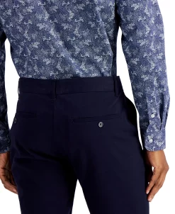 Bar III Men's Slim-Fit Stretch Floral Print Dress Shirt, Created For Macy's -macys shop 21223377 fpx