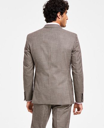Men's Slim-Fit Check Suit Separate Jacket, Created For Macys Bar III Men's Slim-Fit Check Suit Separate Jacket, Created For Macys -macys shop