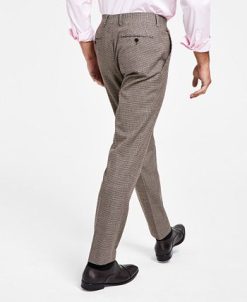 Bar III Men's Slim-Fit Check Suit Separate Pants, Created For Macy's 4 Bar III Men's Slim-Fit Check Suit Separate Pants, Created For Macy's -macys shop 21469408 fpx