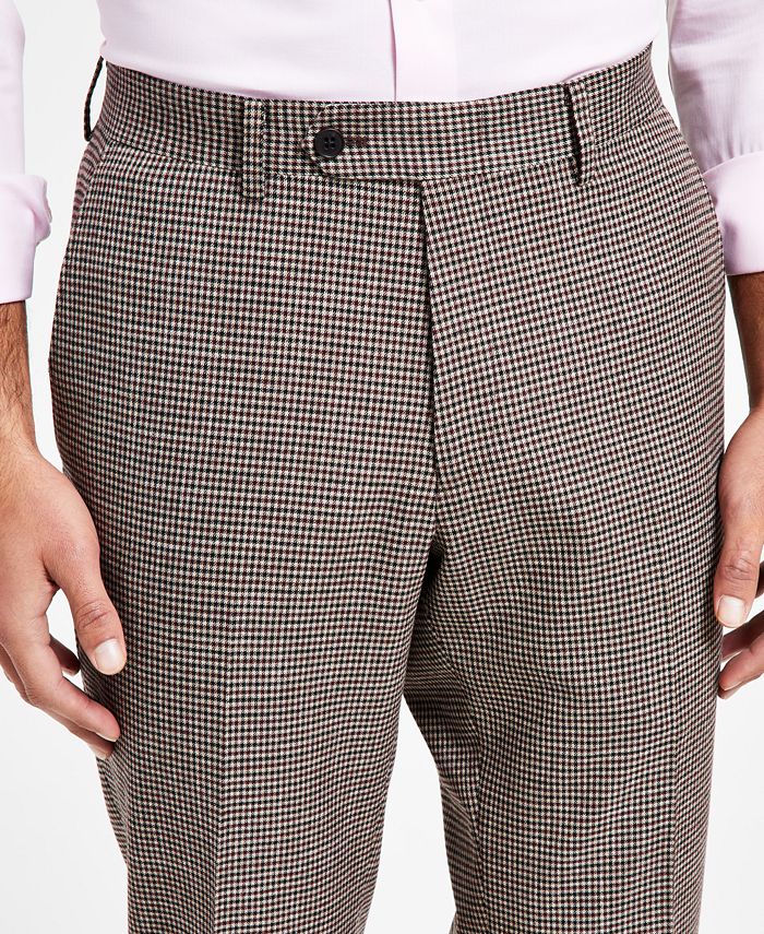 Men's Slim-Fit Check Suit Separate Pants, Created For Macy's Bar III Men's Slim-Fit Check Suit Separate Pants, Created For Macy's -macys shop